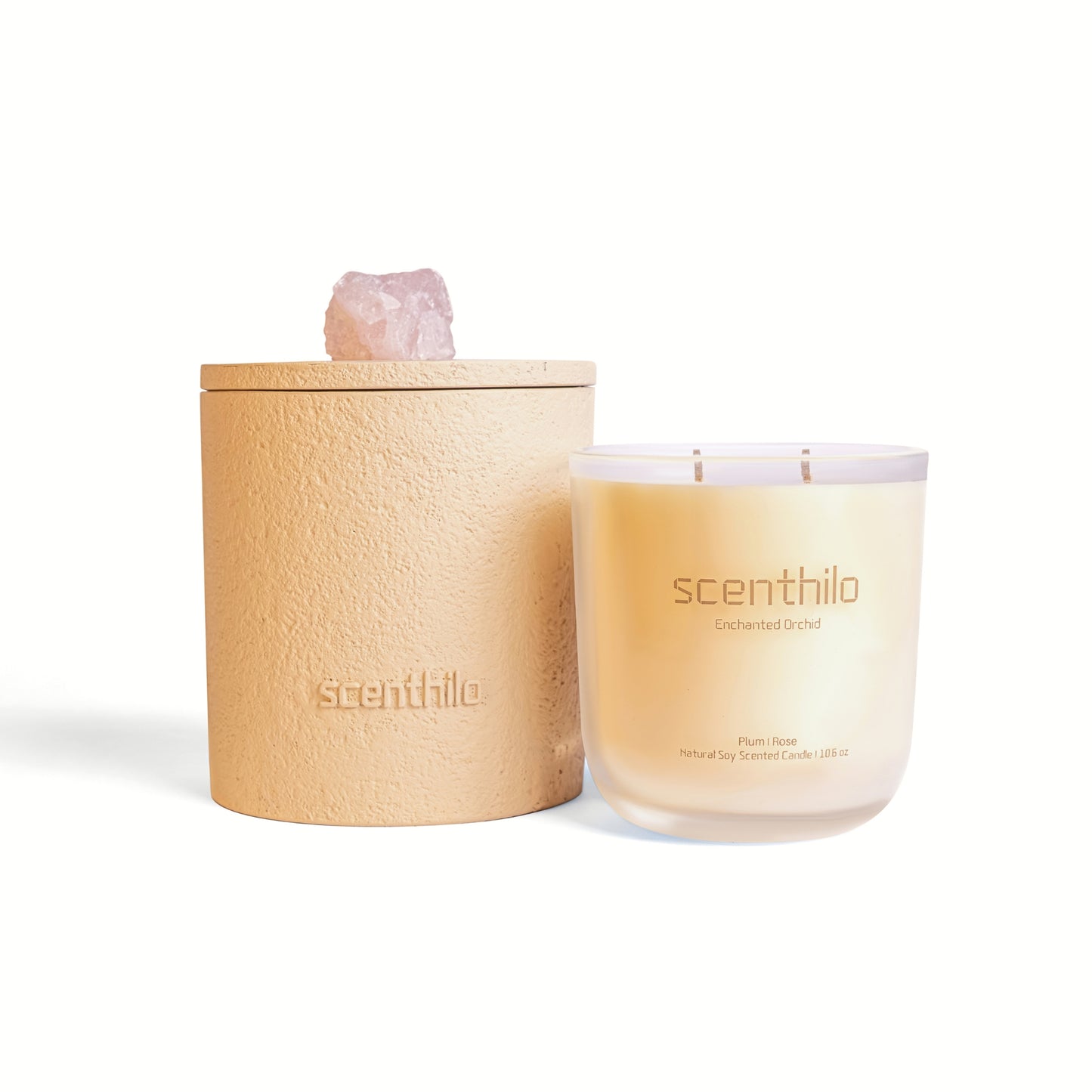 Enchanted Orchid Ceramic Jar Set
