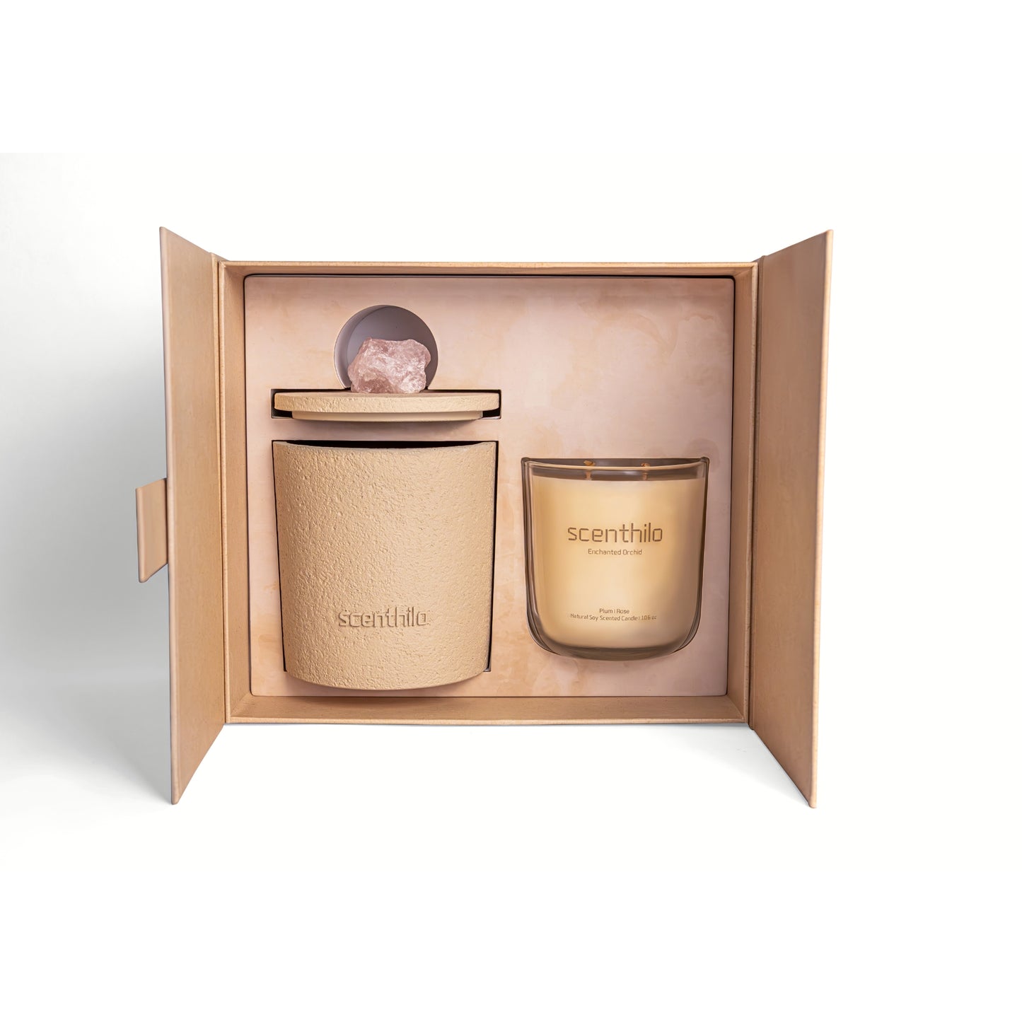 Enchanted Orchid Ceramic Jar Set